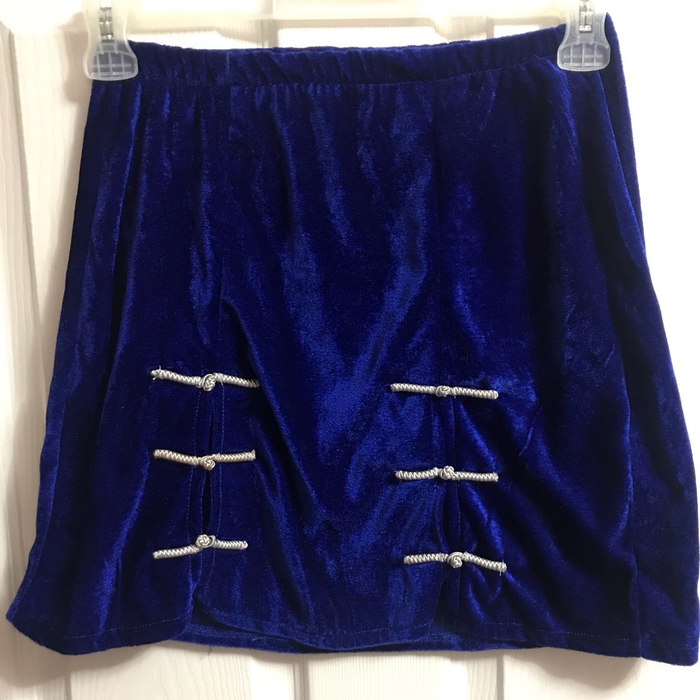 🎀3/$35 OMighty royal blue mini skirt🎀